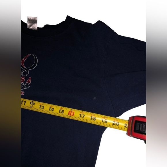 2008 Beijing Olympics USA Mens T Shirt Size Medium M Delta Vintage Blue. - Picture 6 of 9